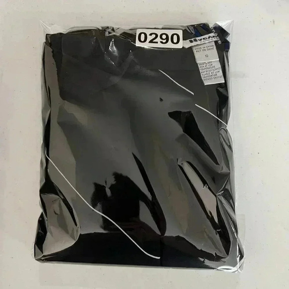 Nygard Collection Womens 100% Silk Pencil Skirt Black White Abstract Lines 10 - Picture 10 of 10